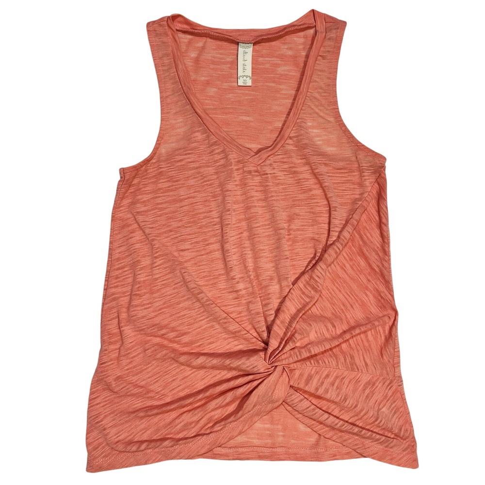 Altar'd State‎ Knit Burnout Sleeveless V-Neck Tank Top Twist Knot Boho Womens XS